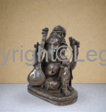 Ganesh Playing Sitar - Brass Alloy - Image 2