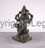 Ganesh - Seated - brass alloy - Image 2