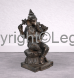 Ganesh - Seated - brass alloy - Image 3