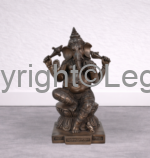 Ganesh - Seated - brass alloy - Image 6