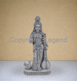 Saraswati Standing with Veena – Grey Finish