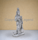 Saraswati Standing with Veena – Grey Finish - Image 4