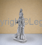 Saraswati standing with Veena - Gray Finish - Image 4