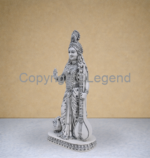 Saraswati Standing with Veena – Grey Finish - Image 3