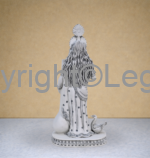 Saraswati standing with Veena - Gray Finish - Image 5