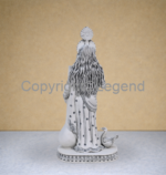 Saraswati Standing with Veena – Grey Finish - Image 2