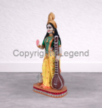 Saraswati Standing with Veena – Painted - Image 3