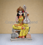 Saraswati - Seated  Playing Sitar – Painted