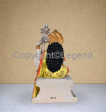 Saraswati - Seated  Playing Sitar – Painted - Image 2