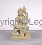 Saraswati - Seated  Playing Sitar – Yellow Finish
