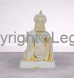 Sitting Hunumanji as Bhakta Hanuman Yellow Finish - Image 4