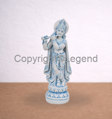 DSC_1843 Lord Krishna- Blue Finish - Image 1