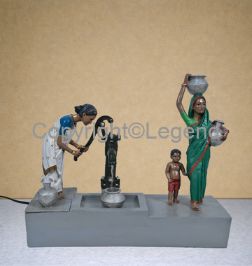 DSC_2144 Women Taking Water from Handpump (Fountain) - Image 1
