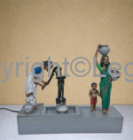 Women Taking Water from Handpump (Fountain) - Image 2