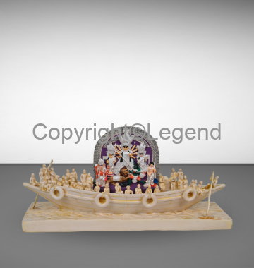 Durga Ma On A Boat