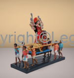 Durga Ma On way to Pandal - Image 2