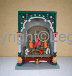 Durga Ma Traditional Murti Dawn Bari at Jorashanko - Image 2