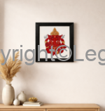 Ganesh - Plaque(Red) - Image 2