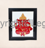 Ganesh - Plaque(Red)