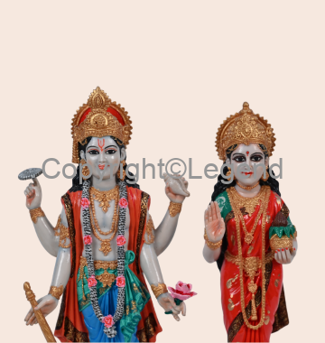 Lakshmi Narayan Painted
