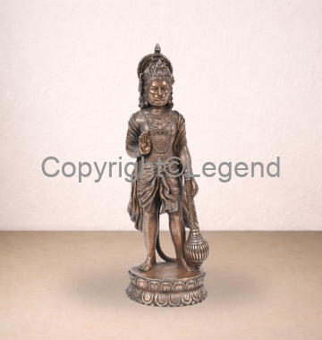 Standing Hunumanji brass alloy