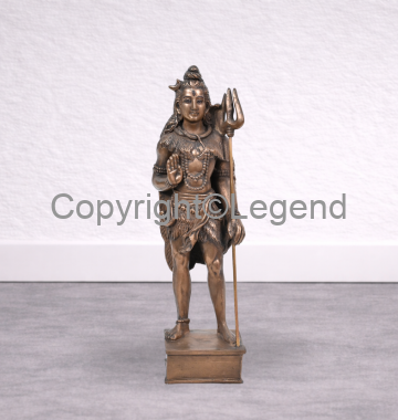 DSC_2314 Lord Shiva standing brass alloy - Image 1