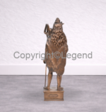 Lord Shiva standing brass alloy - Image 2