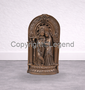 DSC_2337 Radha Krishna brass alloy - Image 1