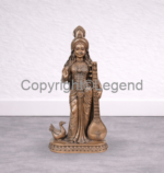Saraswati standing brass alloy