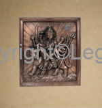 Vaishna Devi (Durga)- Brass Alloy Plaque - Image 2