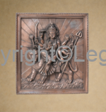 Vaishna Devi (Durga)- Brass Alloy Plaque