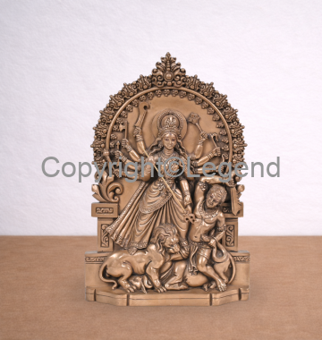 DSC_2390 Durga Ma (single)- Bengali Style (Brass Alloy) - Image 1