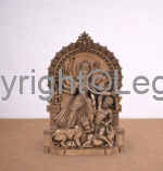 Durga Ma (single)- Bengali Style (Brass Alloy) - Image 2