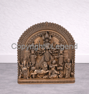 DSC_2392 Durga Ma- Baghbazaar (Brass Alloy) - Image 1