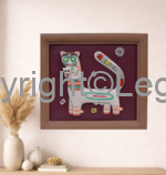 Cat Painting (Jamini Roy) - Image 2