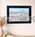 Howrah Bridge- Painting (Black and White)