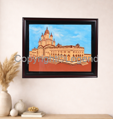 DSC_2425 Dakshineshwar Kali Temple (Bas-Relief) Framed - Image 1