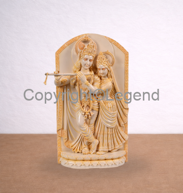 Radha Krishna Yellow Finish