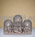 Durga Ma (Large)- Teen Chali Highlite - Image 2