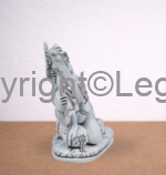 Ganesh Playing Sitar- grey finish - Image 3