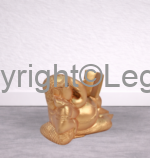 Ganesh Reading Gold Finish - Image 3