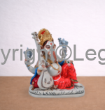 Ganesh Playing Sitar Painted