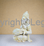 Ganesh Playing Dhol Yellow Finish - Image 2