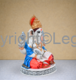 Ganesh Writing Mahabharat - Painted - Image 2