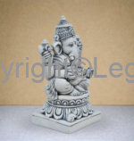 Ganesh Seated- Grey finish (Small) - Image 3