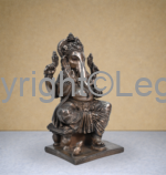 Ganesh- Seated brass  alloy - Image 4
