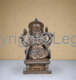 Ganesh- Seated brass  alloy - Image 6