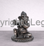 Ganesh Playing Flute (Small) Brass Alloy