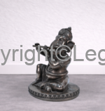 Ganesh Playing Flute (Small) Brass Alloy - Image 2