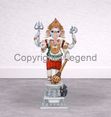 DSC_1936 Standing Ganesh with Goda - Image 1